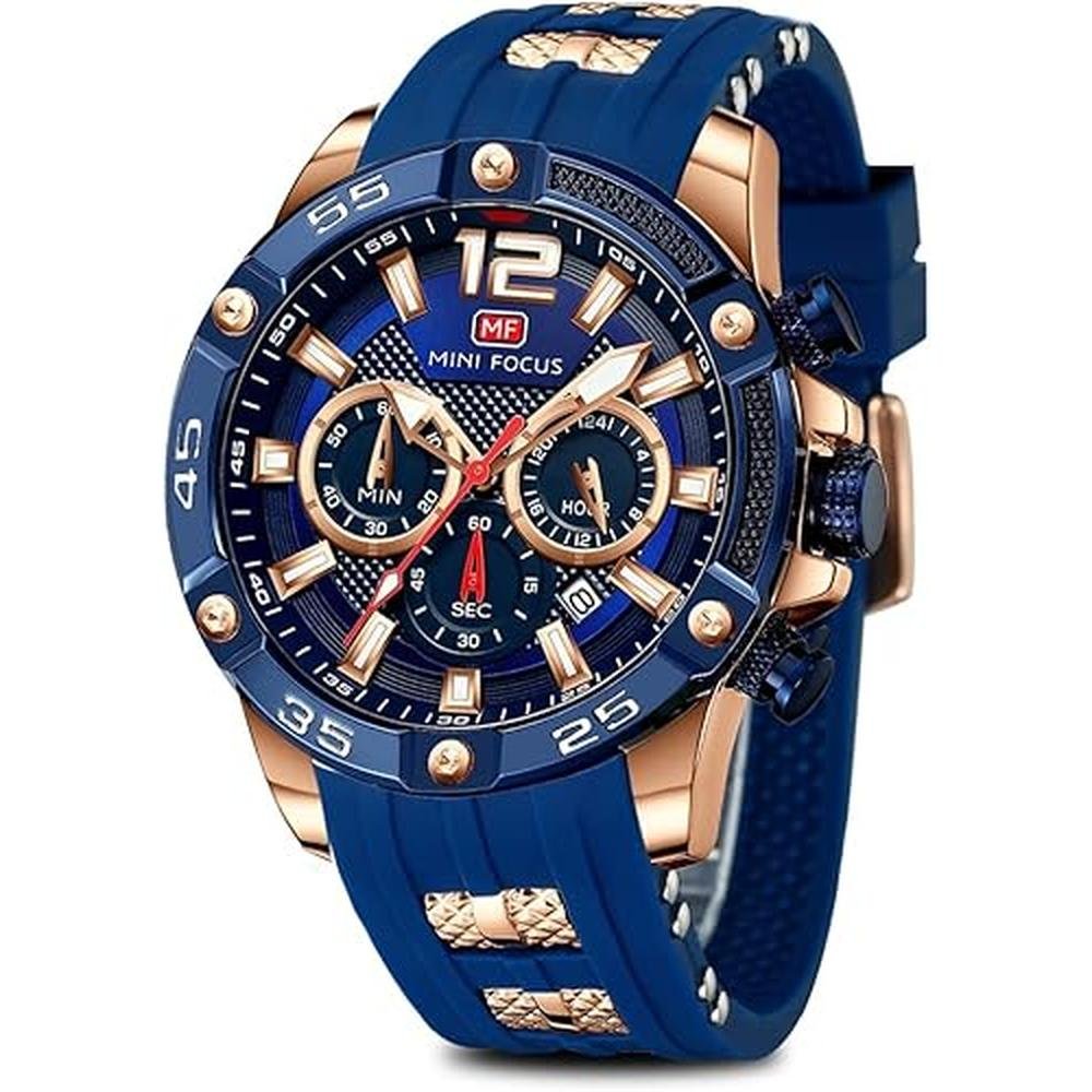 Watch Men: AIMES Sport Military Waterproof Chronograph Mens – Front View