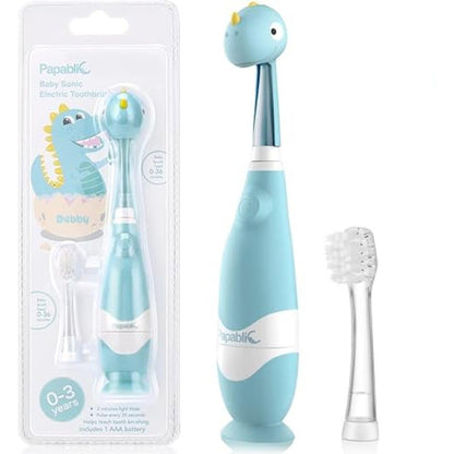 Electric Toothbrush for Kids: Papablic Toddler Sonic – Front View