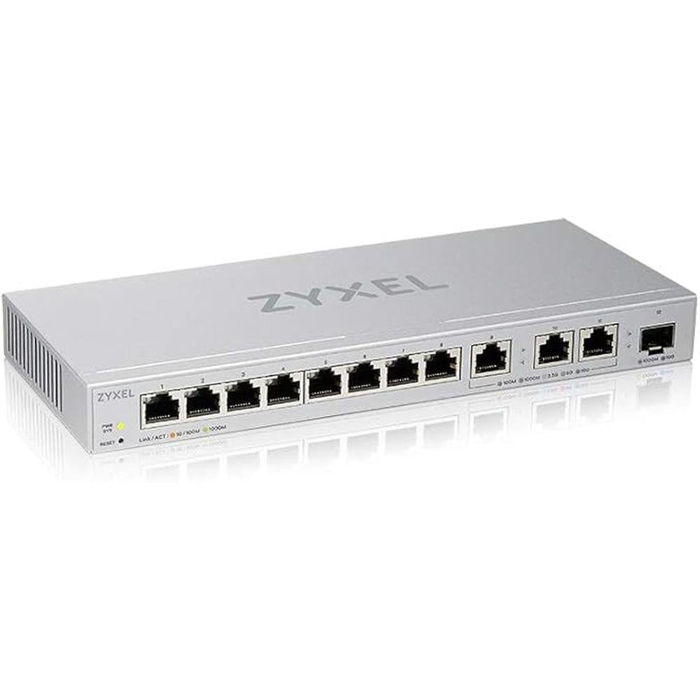 Zyxel 12-Port Web-Managed Multi-Gigabit Switch – Front View