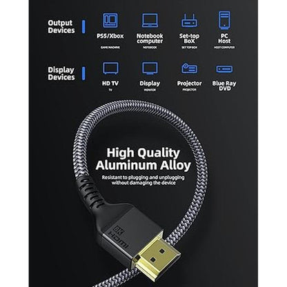Maxonar 8K HDMI 2.1 Cable: Ultra-High-Speed 48Gbps – Packaging