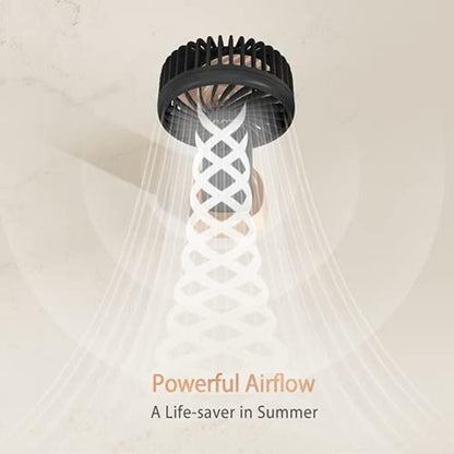 Fan Outxe: OUTXE Funme Mini Handheld Fan 3500mAh – In Use