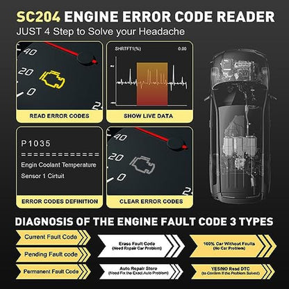 Code Check: CGSULIT SC204 Enhanced OBD2 Scanner Diagnostic – In Use