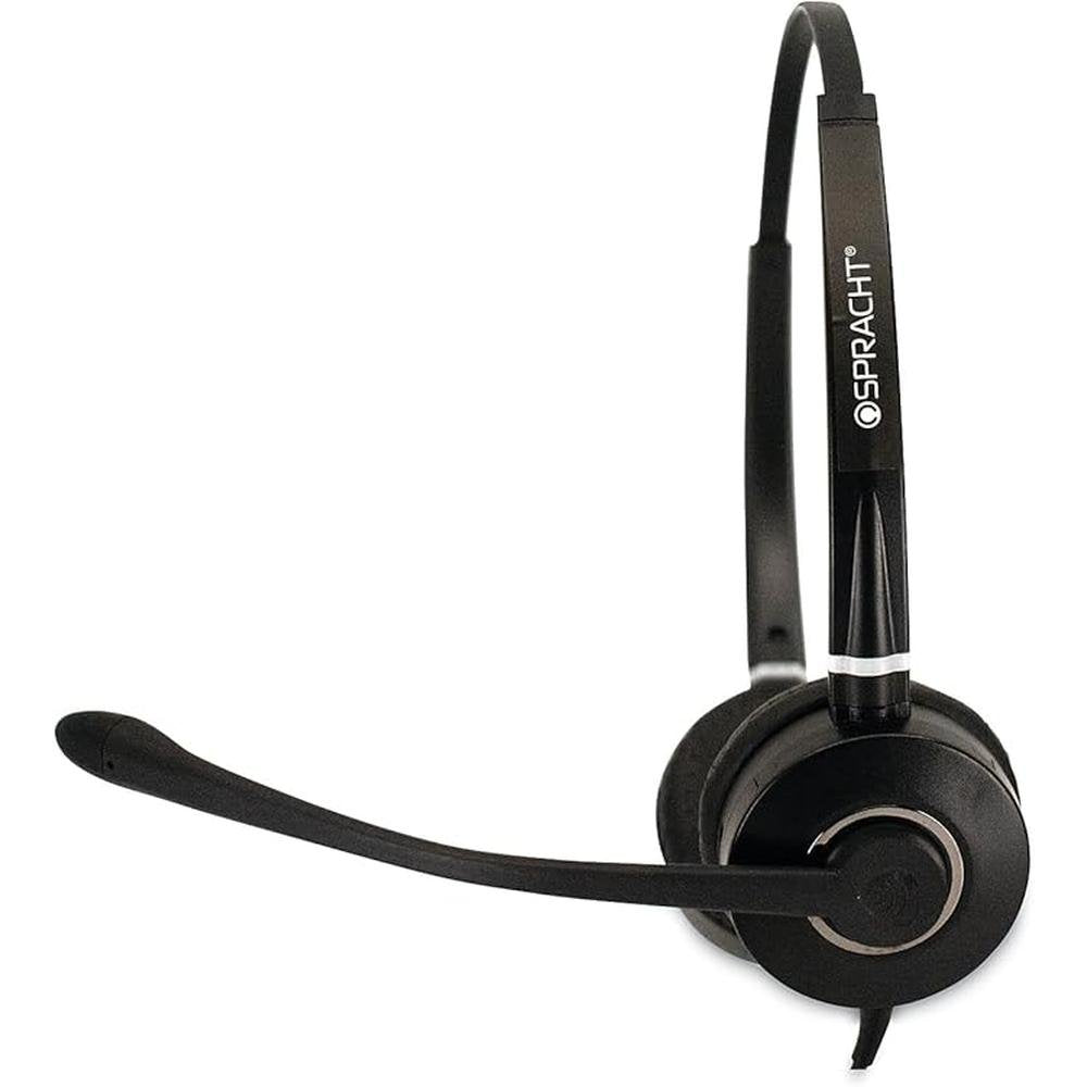Spracht HS-WD-USB-2 Dual Ear USB Headset for Softphone for – Side View