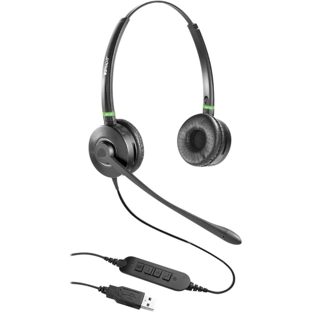 Spracht HS-WD-USB-2 Dual Ear USB Headset for Softphone for – In Use