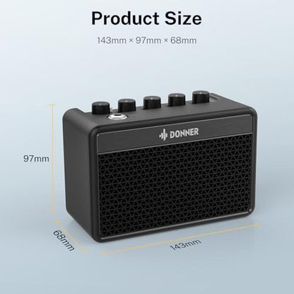 Guitar Amp: Donner Mini Guitar Amp Small Electric Amplifier – Close-up Detail