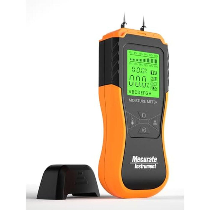 Wood Moisture Meter: Mecurate Digital Pin Type – Front View