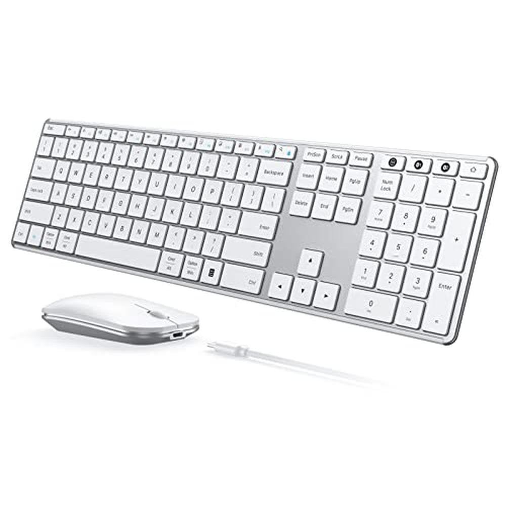 Keyboard Mouse: Seenda Wireless Bluetooth Keyboard and – Front View