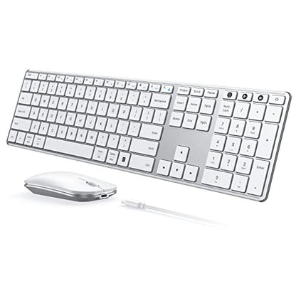 Keyboard Mouse: Seenda Wireless Bluetooth Keyboard and – Front View