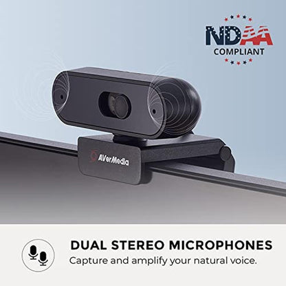 Avermedia PW310P: 1080p Webcam with Autofocus and Dual – Packaging