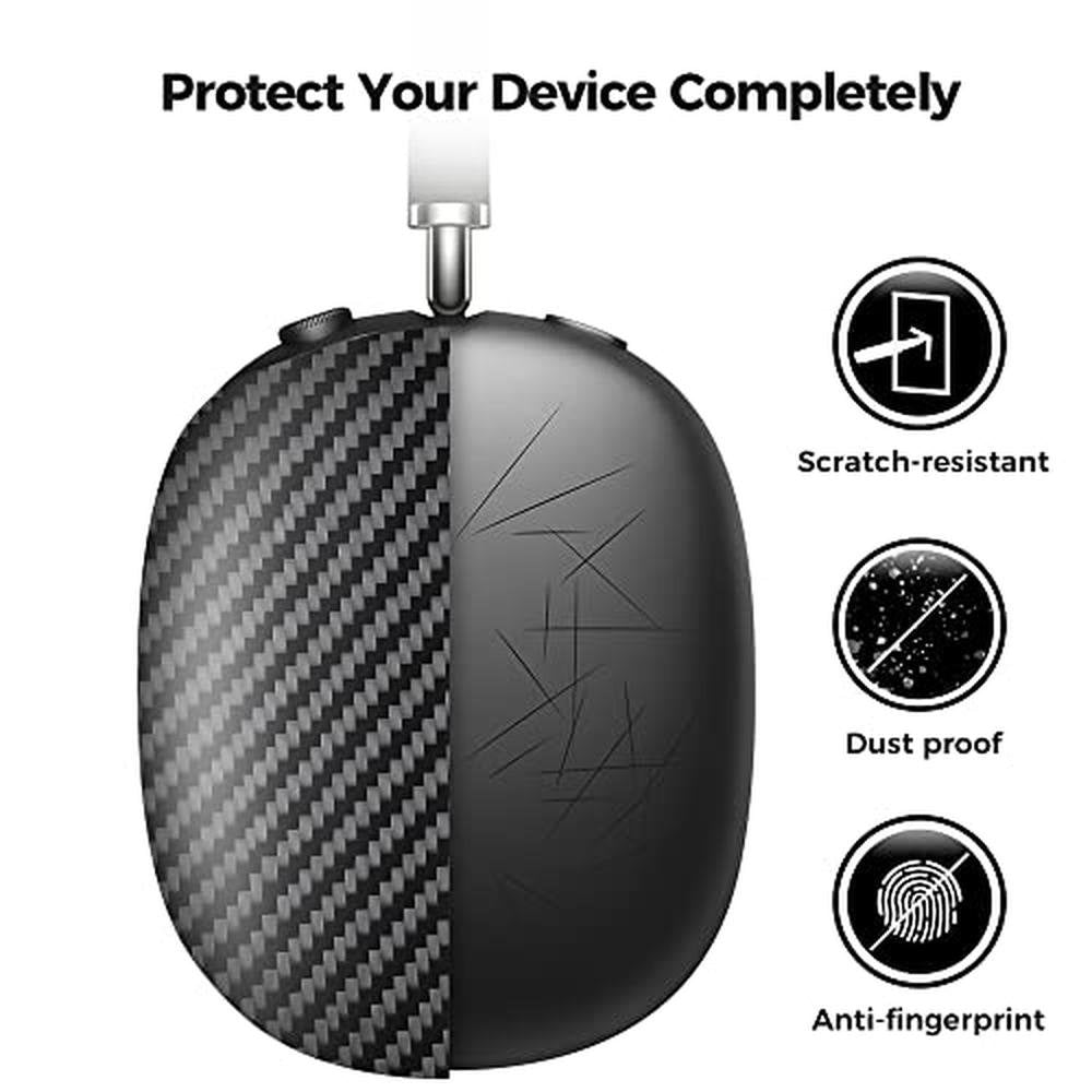 AirPods Monocarbon: MONOCARBON Real Carbon Fiber Case for – Side View