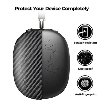 AirPods Monocarbon: MONOCARBON Real Carbon Fiber Case for – Side View