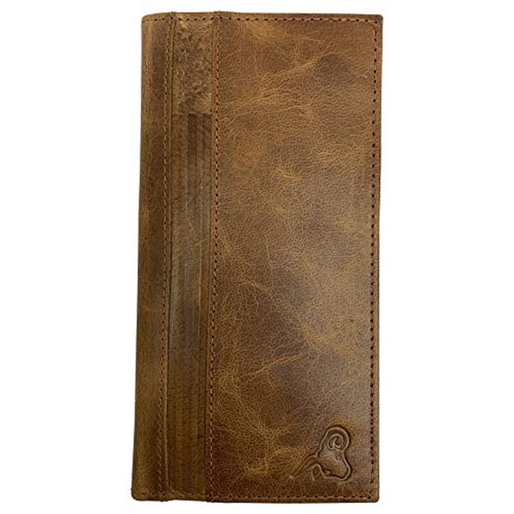 Genuine Leather Checkbook Cover For Men & Women Checkbook – Front View