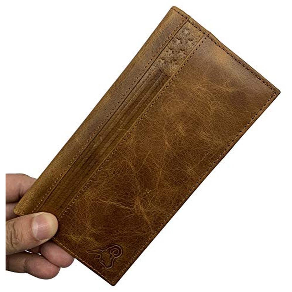 Genuine Leather Checkbook Cover For Men & Women Checkbook – Packaging