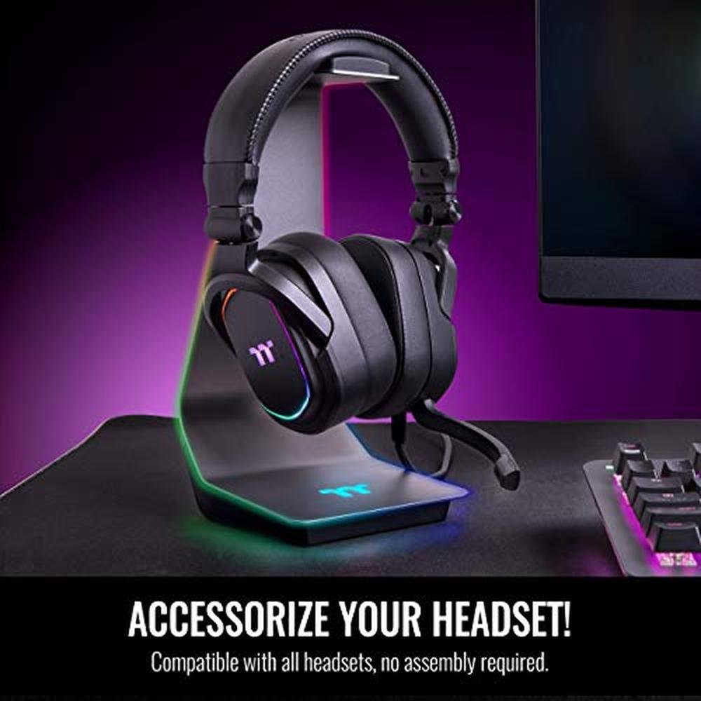 HS1 RGB: Thermaltake Argent HS1 RGB Gaming Headset Stand – Close-up Detail