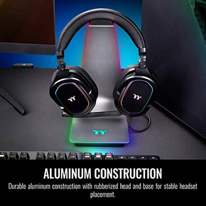 HS1 RGB: Thermaltake Argent HS1 RGB Gaming Headset Stand – In Use