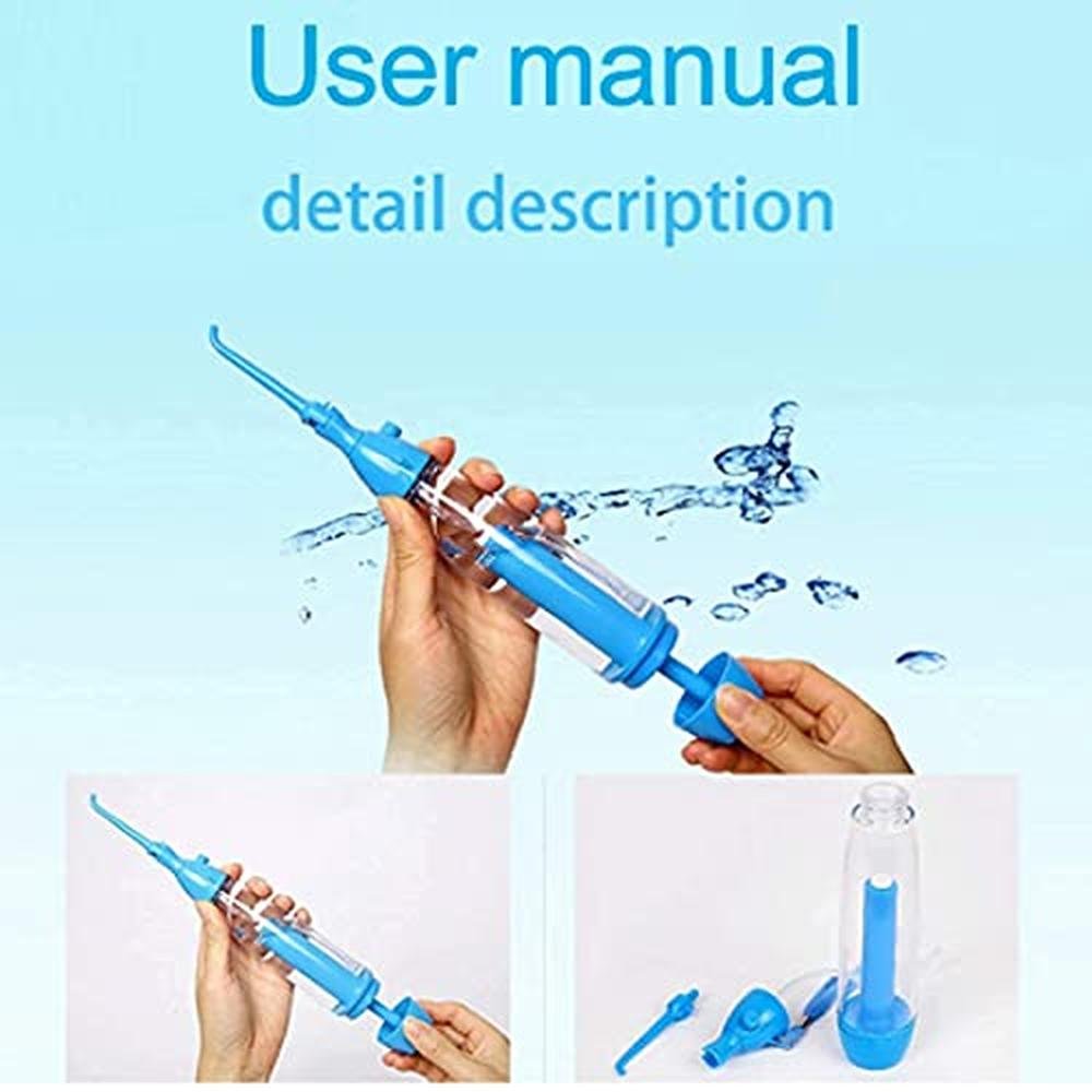 Water Dental Flosser: Non-Electric Portable Oral Irrigator – Packaging