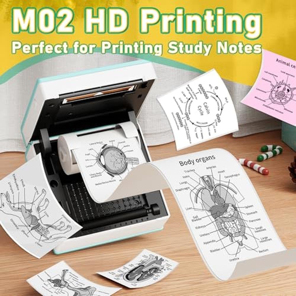 Sticker Printer: Phomemo Mini Sticker Printer Maker Machine – In Use