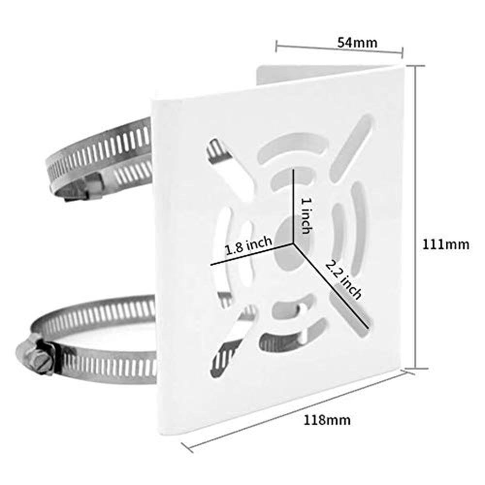 Mounting Bracket: Fox Baby Universal Vertical Pole Mounting – Side View