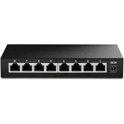 TRENDnet 8-Port 2.5Gb Multi-Gigabit Unmanaged Gaming Switch – Front View