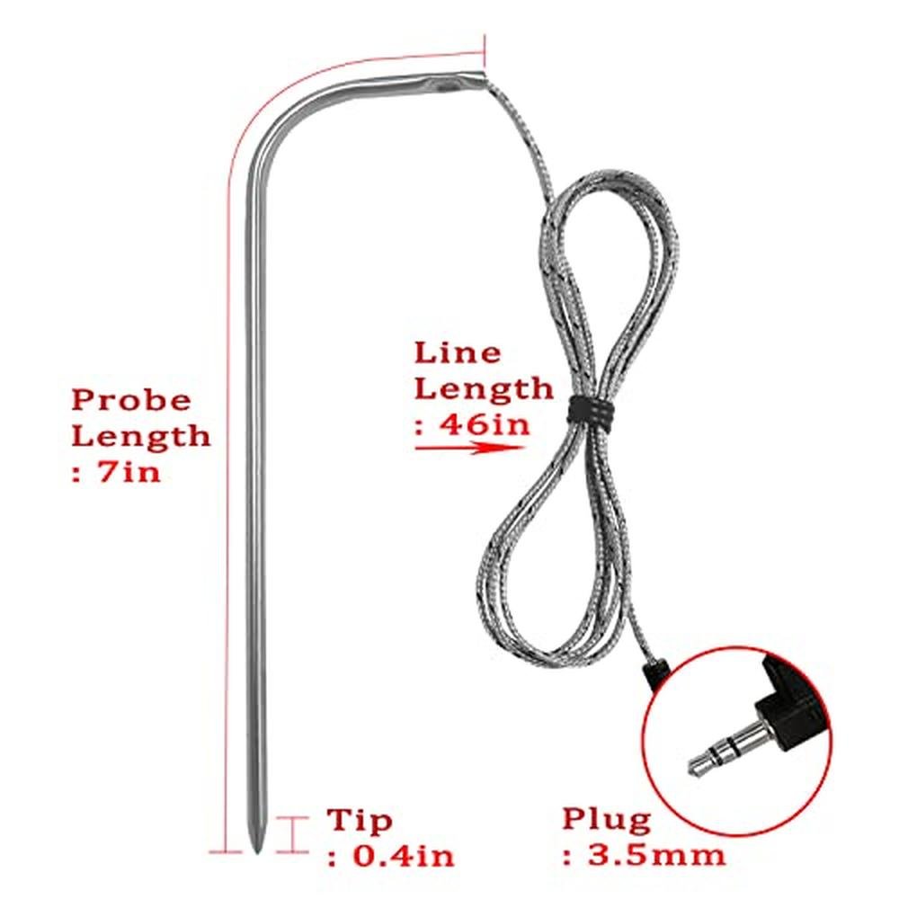 Replacement Meat Probes: Traeger Wood Pellet Grill 2-Pack – Close-up Detail
