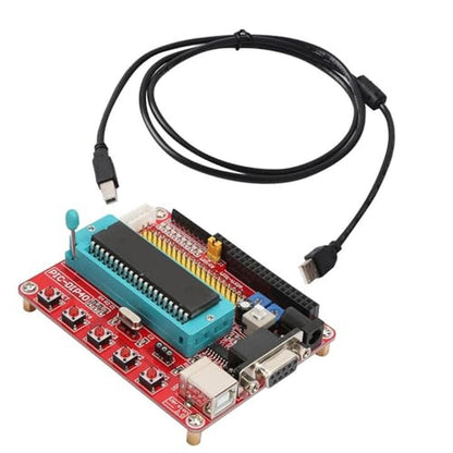 Development Board: FTVOGUE PIC16F877A Microcontroller Board – Close-up Detail