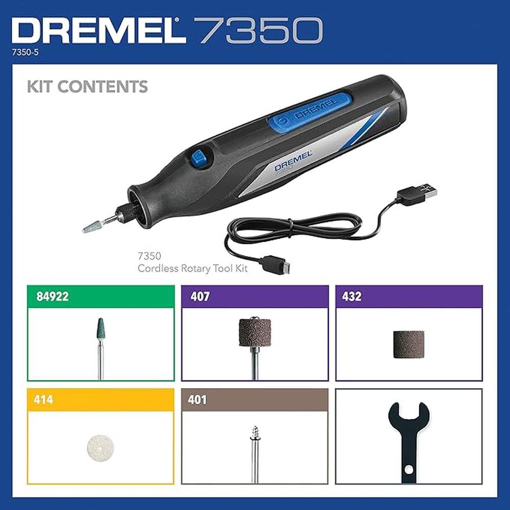 Rotary Tool: Dremel 7350-5 Cordless Kit – In Use