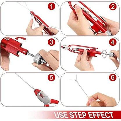 Aircraft Safety Wire Twisting Plier – In Use