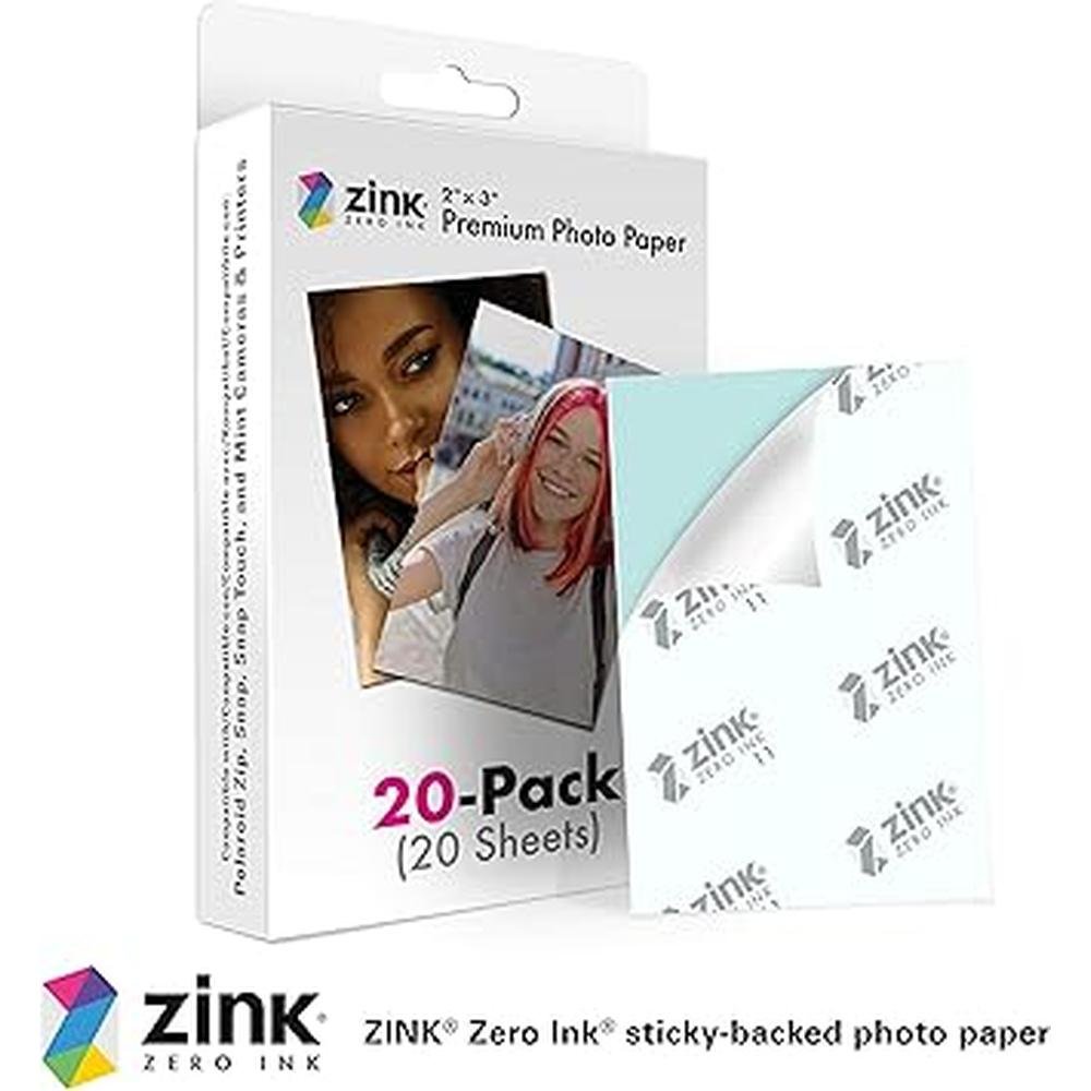 Snap Zink: Zink 2x3 Premium Instant Photo Paper – Side View