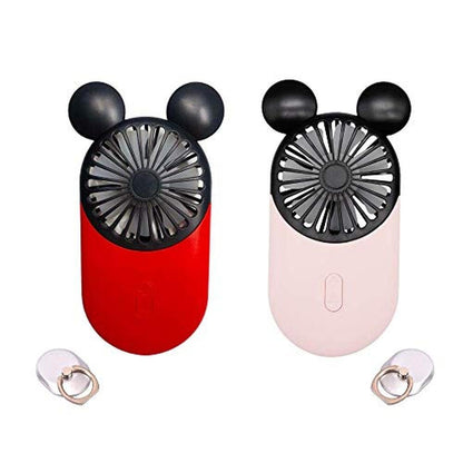 Fan Decolife: DecoLife Cute Handheld Mini USB Fan – Front View