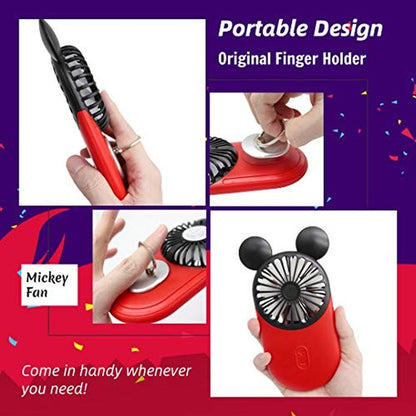 Fan Decolife: DecoLife Cute Handheld Mini USB Fan – Side View