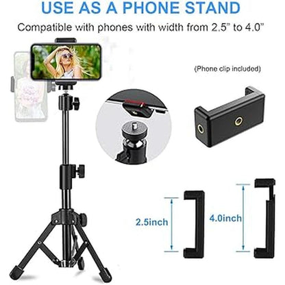 Webcam Tripod: JCWINY Extendable Desktop Tripod for Camera – Packaging