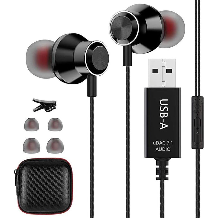 USB Headset with Microphone for PC – Front View