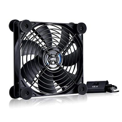Fan SCCCF: Quiet 120mm USB Fan 5V – Front View