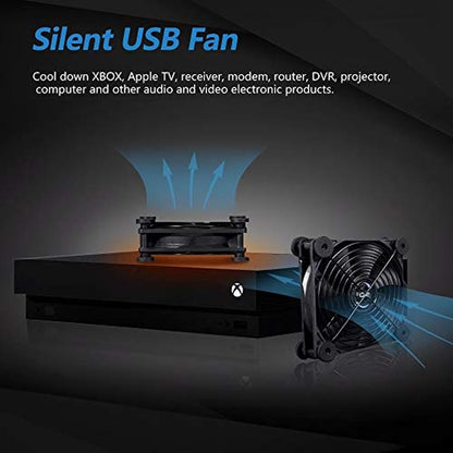 Fan SCCCF: Quiet 120mm USB Fan 5V – Side View