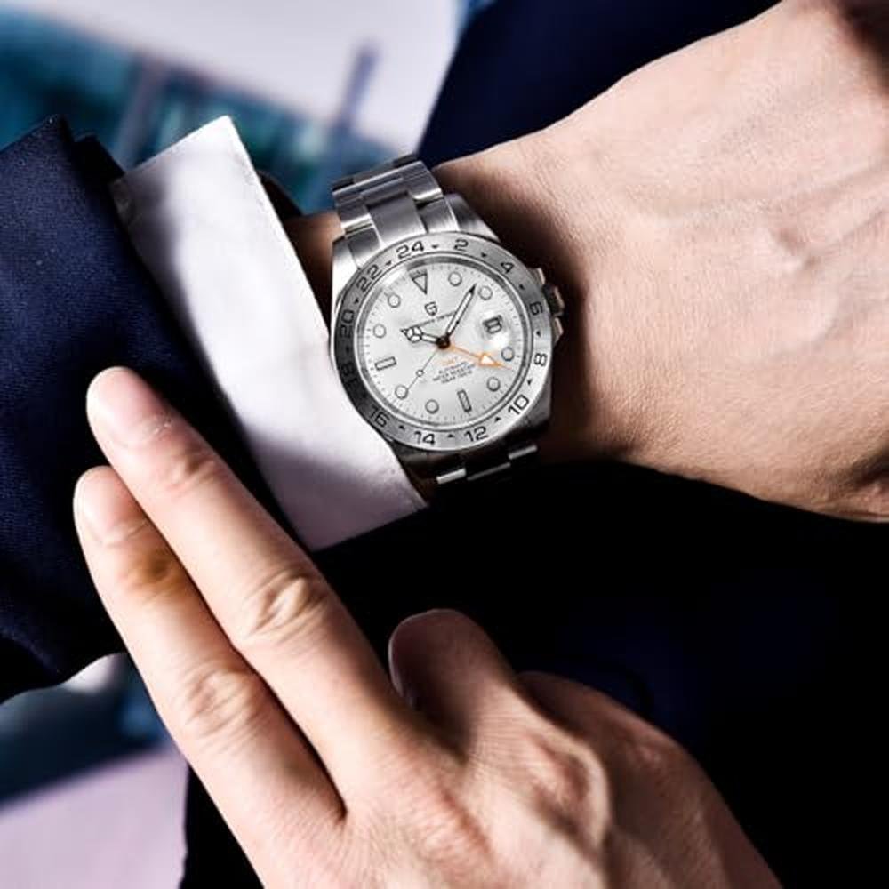 Watches CEYADG: Pagani Design GMT Mechanical Automatic Watch – Side View