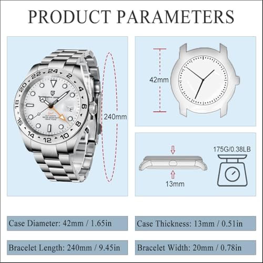 Watches CEYADG: Pagani Design GMT Mechanical Automatic Watch – In Use
