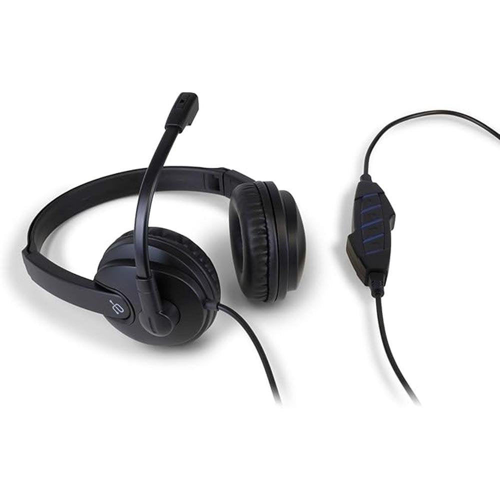 Aluratek Wired USB Stereo Headset AWHU02FB – Side View