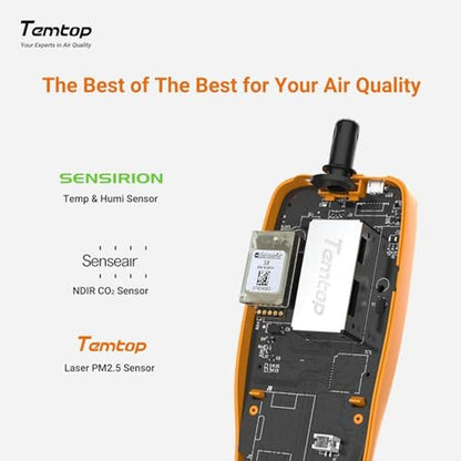 Temtop Advanced Air Quality Monitor for CO2 – Packaging