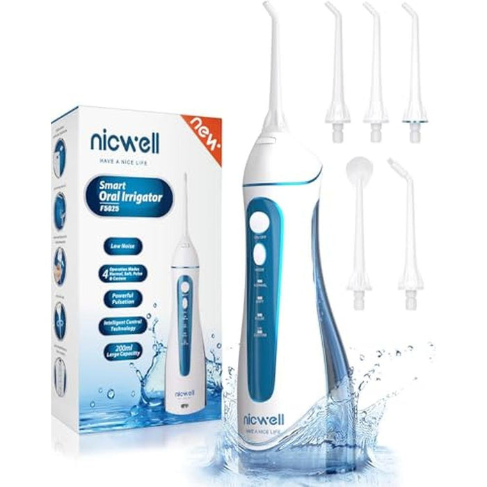 Nicwell Water Dental Flosser: Nicwell Professional Cordless – Front View