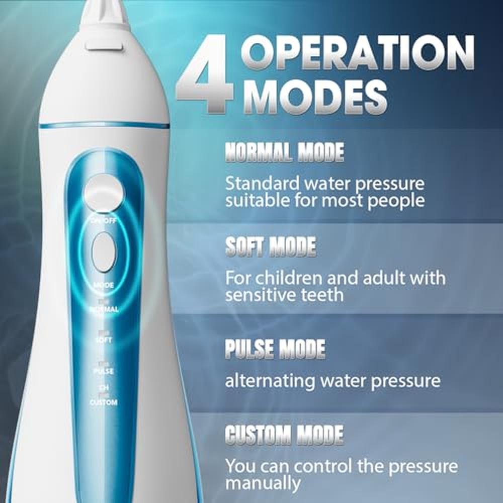 Nicwell Water Dental Flosser: Nicwell Professional Cordless – Close-up Detail