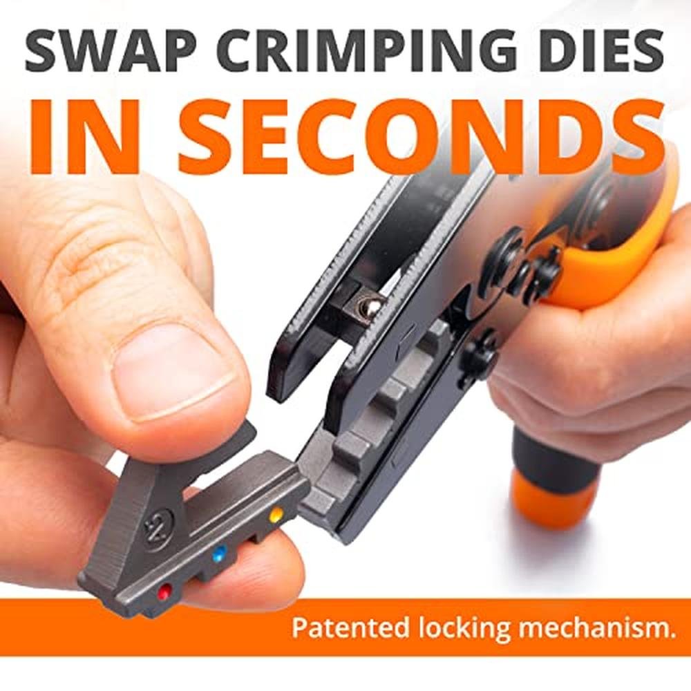 Crimping Tool: Wirefy 9 High Leverage Wire Crimper – Side View