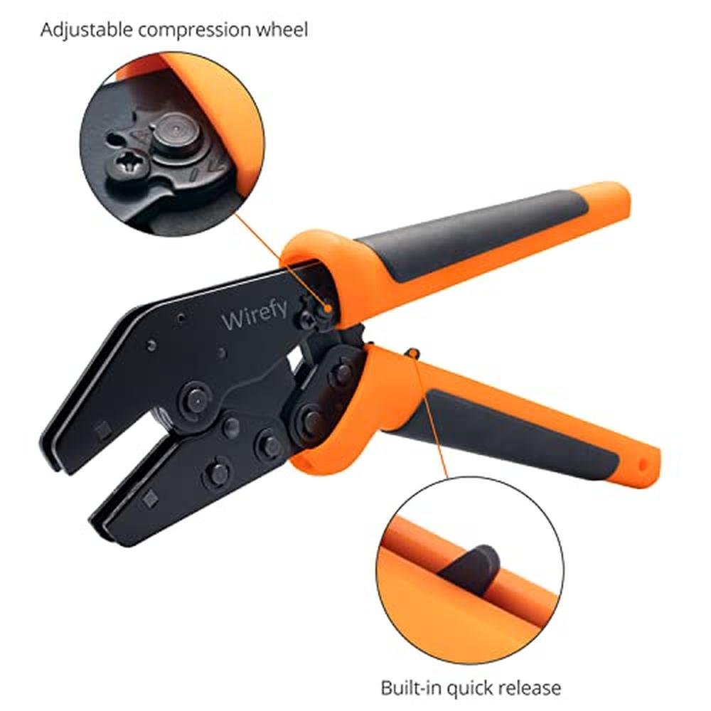 Crimping Tool: Wirefy 9 High Leverage Wire Crimper – Close-up Detail