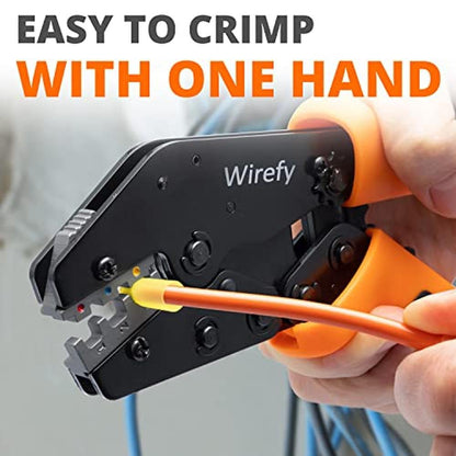 Crimping Tool: Wirefy 9 High Leverage Wire Crimper – In Use