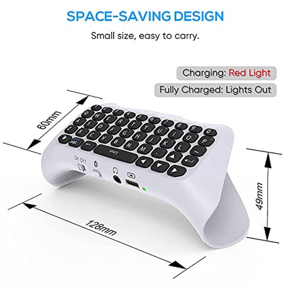Wireless Keyboard for PS5: Premium Bluetooth 3.0 Mini – Close-up Detail