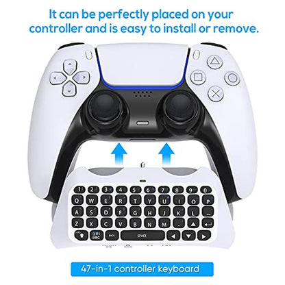 Wireless Keyboard for PS5: Premium Bluetooth 3.0 Mini – In Use