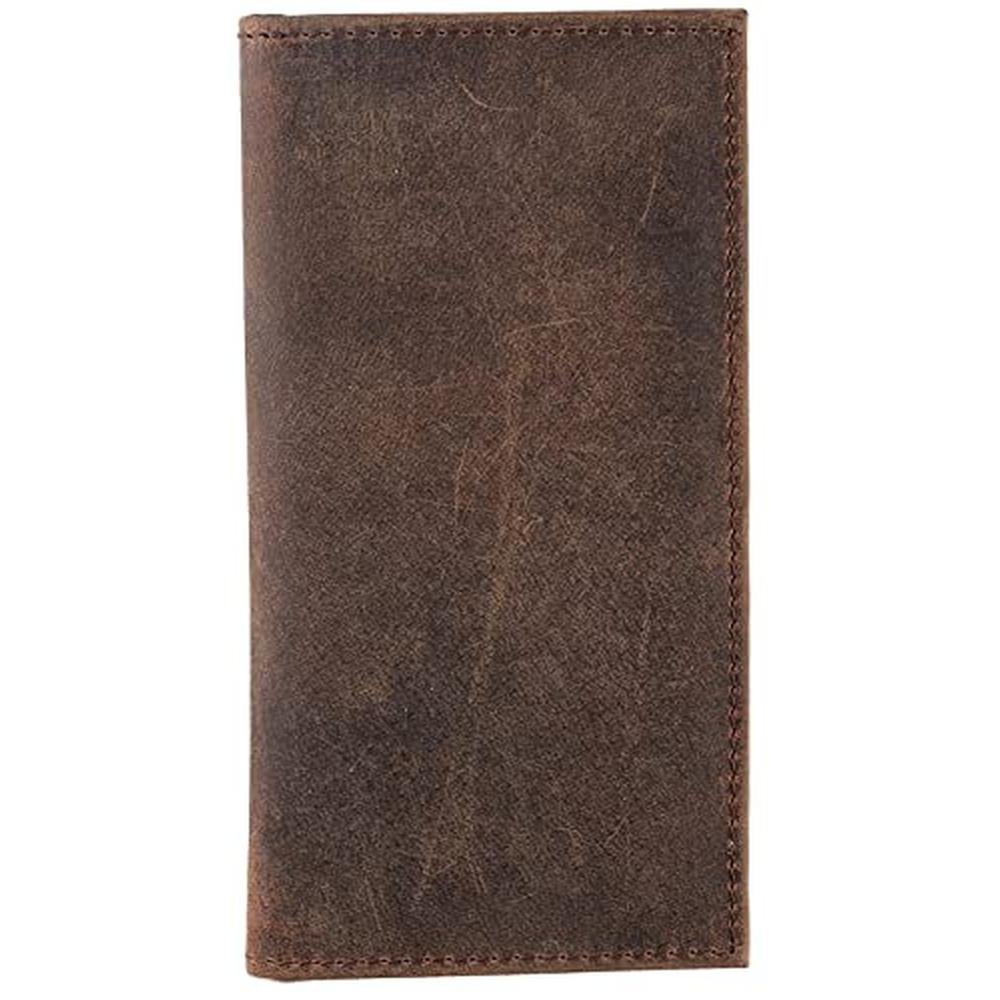 F&L CLASSIC Men's RFID Vintage Look Genuine Leather Long – Front View