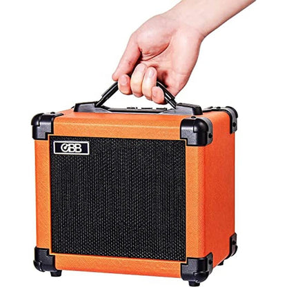 Guitar Amplifier: OBB Dual-Powered Bluetooth Guitar Amp 10W – Front View