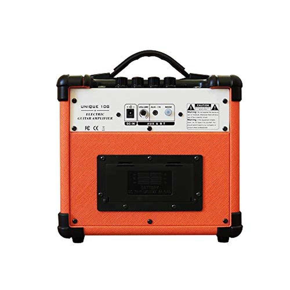 Guitar Amplifier: OBB Dual-Powered Bluetooth Guitar Amp 10W – In Use
