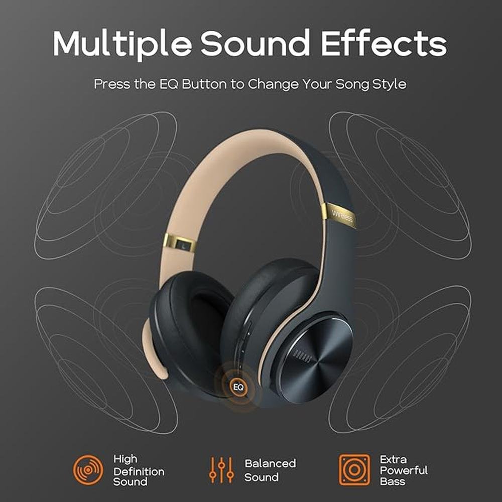DOQAUS Bluetooth Headphones Over Ear – Packaging