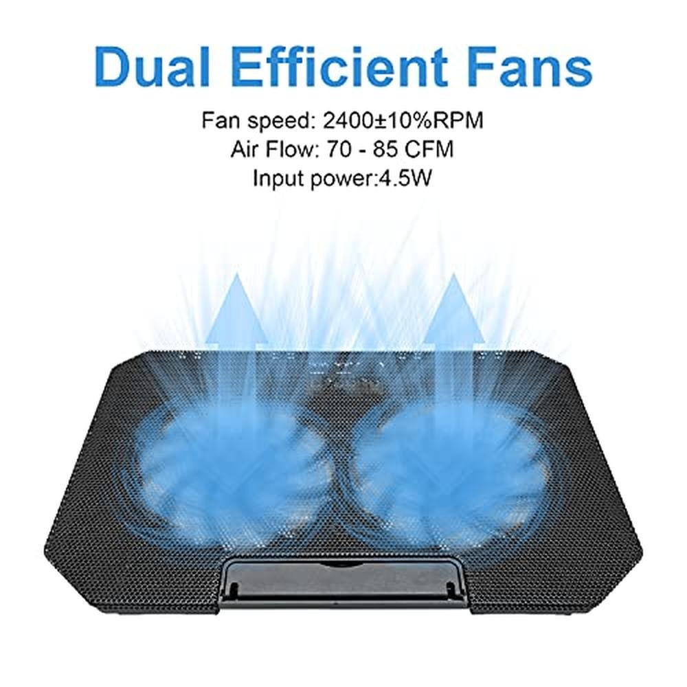 Laptop Cooling: DQJMHSEN Laptop Cooler Stand – Side View